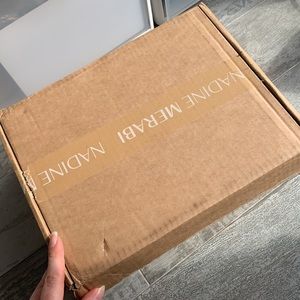 Nadine MERABI Logo Primted Packaging Cardboard Box